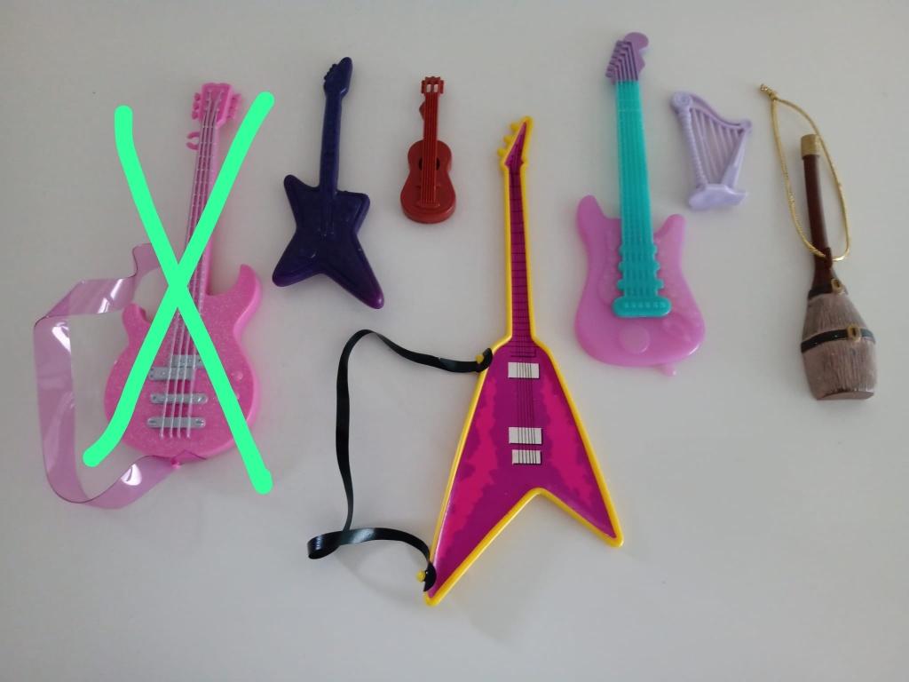 Muziek Items voor (Barbie) Poppen (5 foto's), Verzamelen, Poppen, Ophalen of Verzenden, Gebruikt, Accessoires