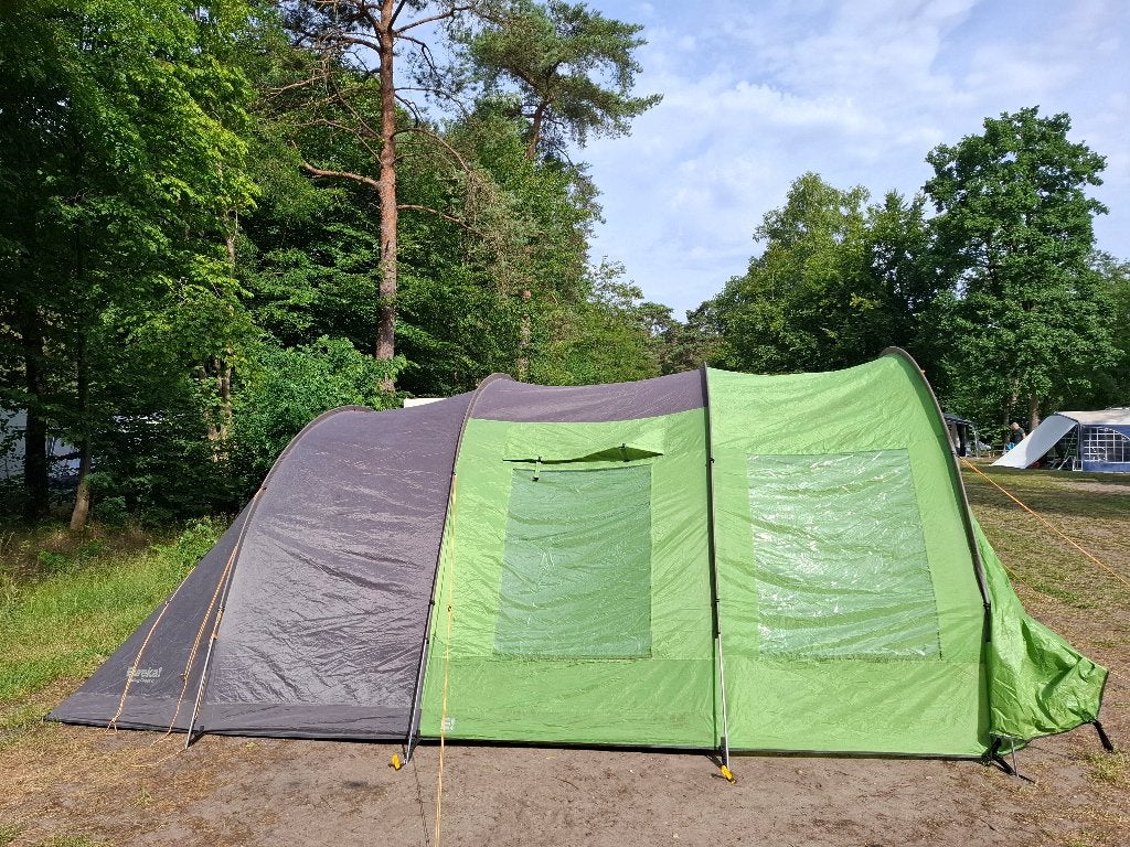 Eureka 6 persoon tunneltent, Caravans en Kamperen, Tenten, Ophalen, Gebruikt, Tot en met 6