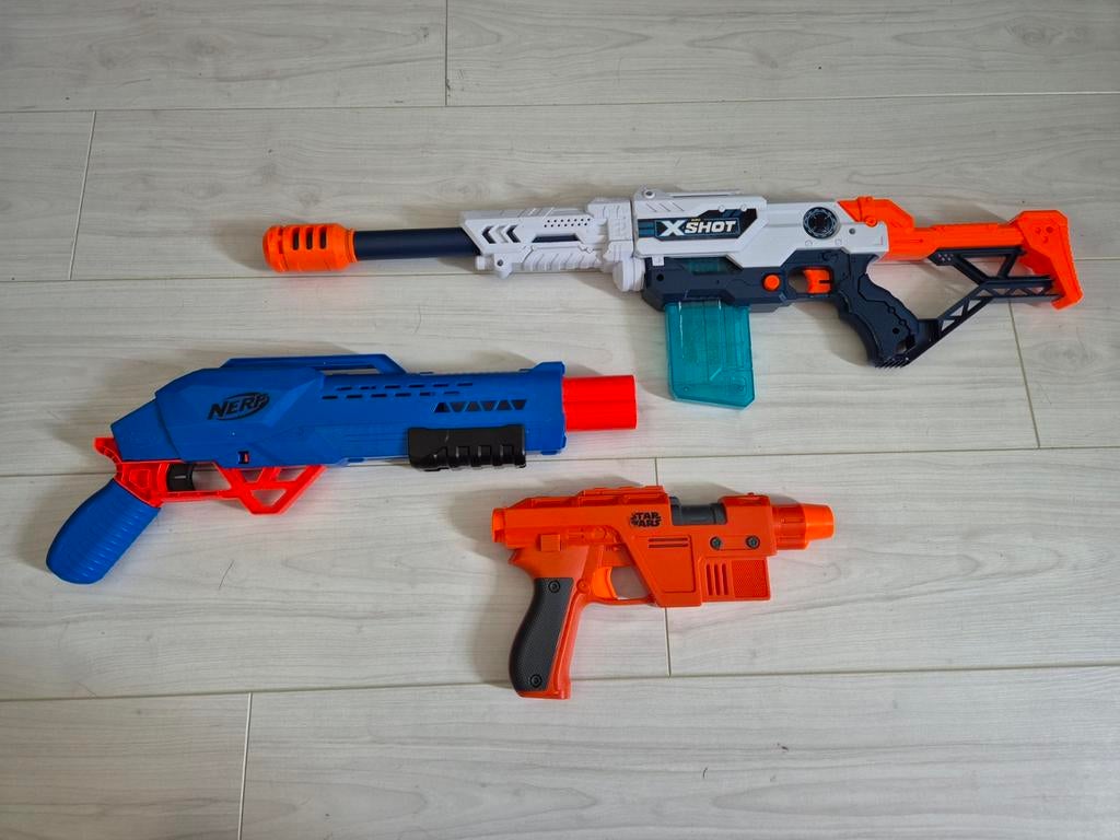 Nerf en X-Shot geweren, Kinderen en Baby's, Speelgoed | Buiten | Actiespeelgoed, Ophalen of Verzenden