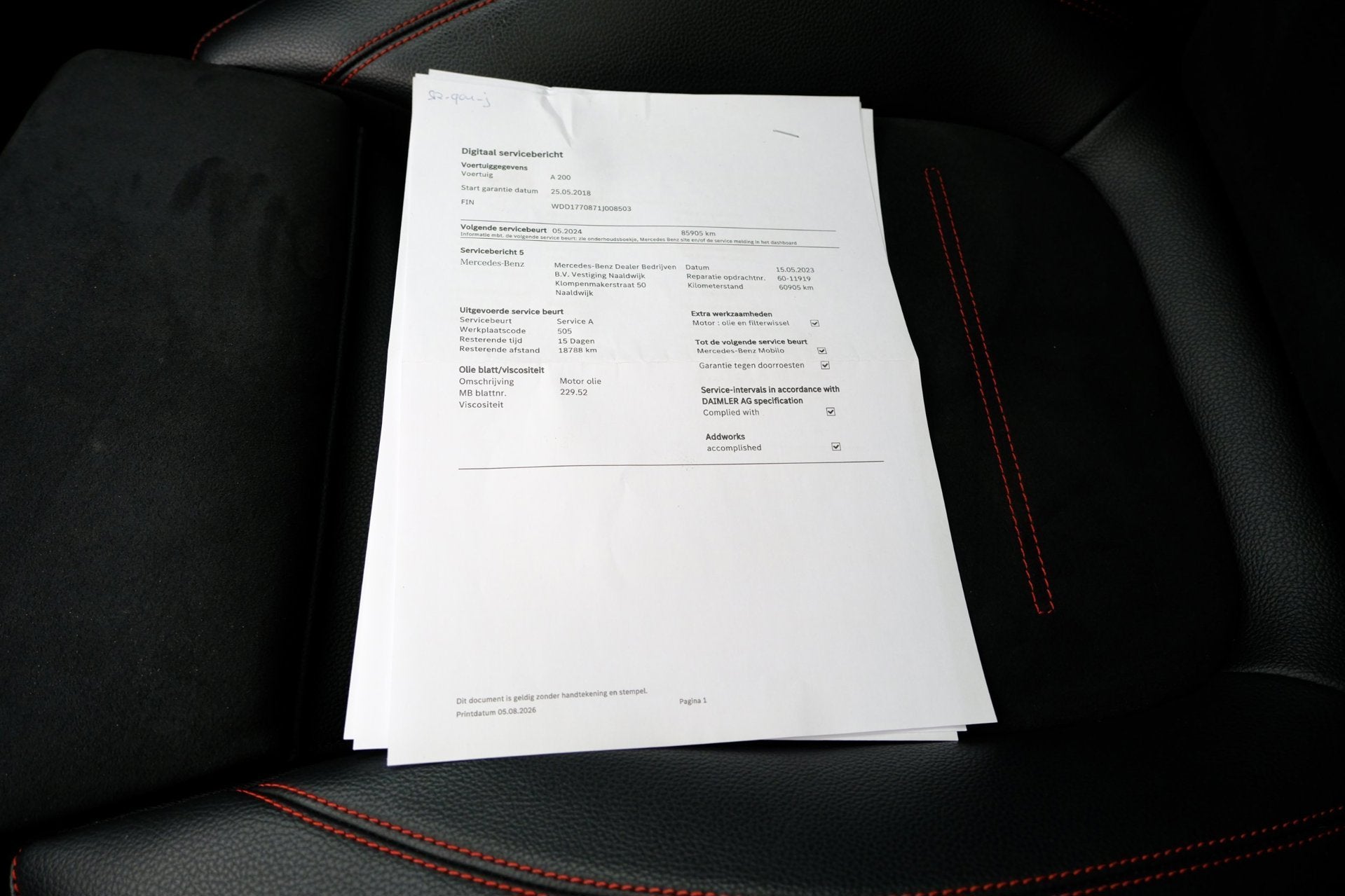 Foto 19 van Mercedes-Benz A-klasse 200 Business Solution AMG Aut. Pano|L