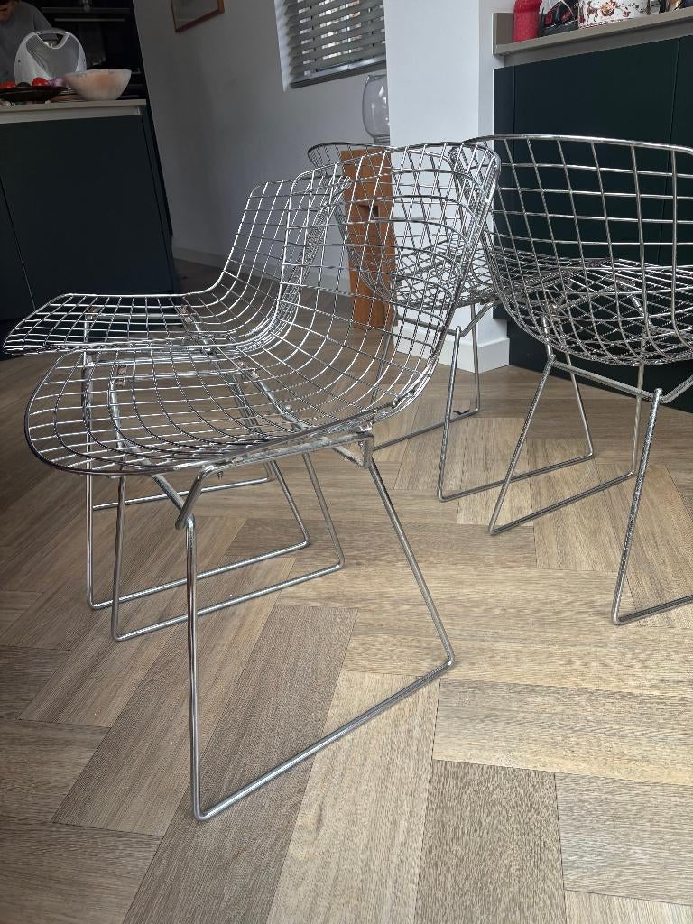 Knoll Bertoia eetkamer stoel, Huis en Inrichting, Ophalen, Gebruikt, Overige kleuren, Mid-century modern design / vintage