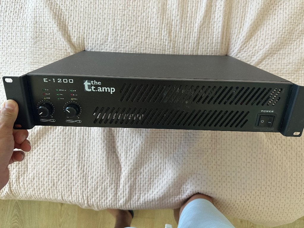 T.AMP 1200-versterker, Overige systemen, Nieuw, 120 watt of meer, Ophalen