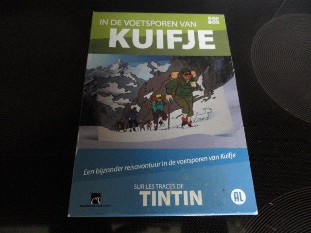 5DVD In De Voetsporen Van Kuifje, Alle leeftijden, Verzenden, Zo goed als nieuw