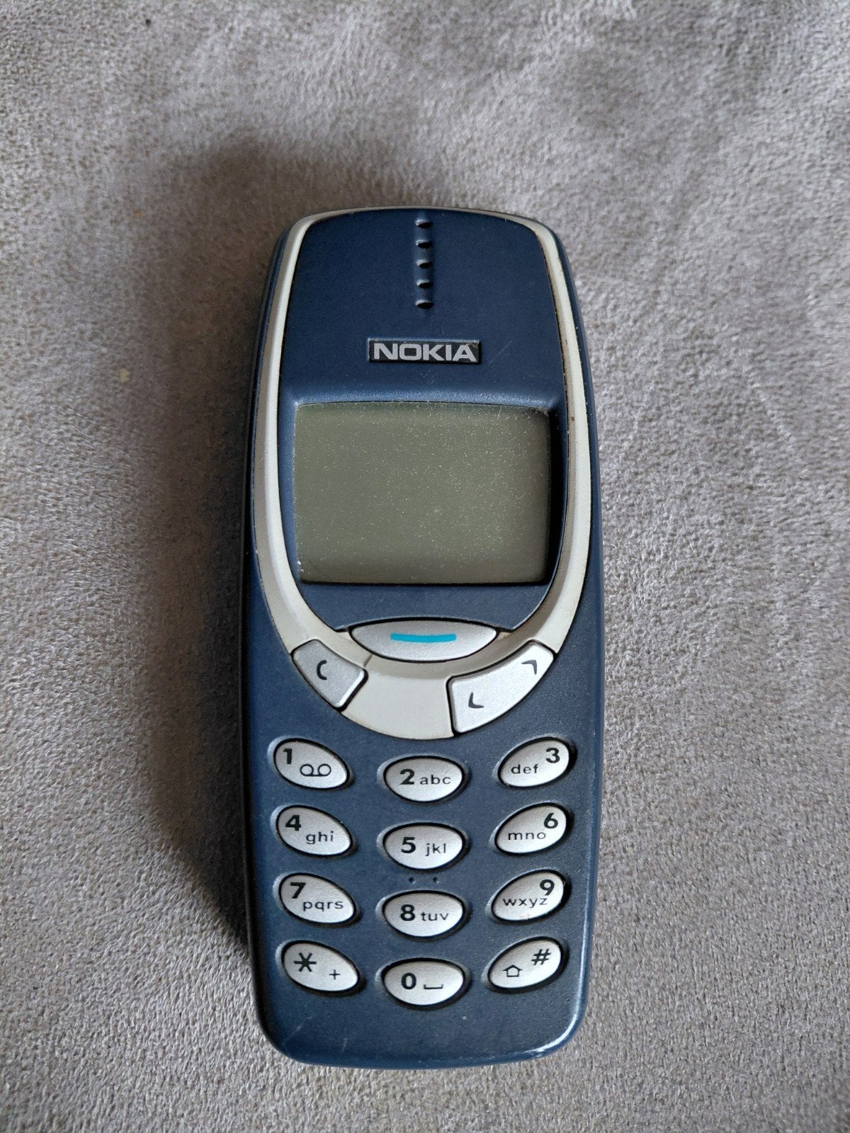 Nokia 3310 - Klassieke Mobiele Telefoon, Gebruikt, Blauw, Geen camera, Fysiek toetsenbord