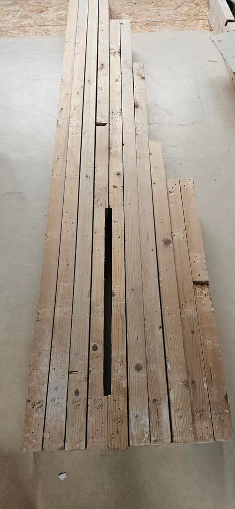 Gebruikte houten balken - Diverse maten, Ophalen, Gebruikt, 200 tot 250 cm, 50 mm of meer