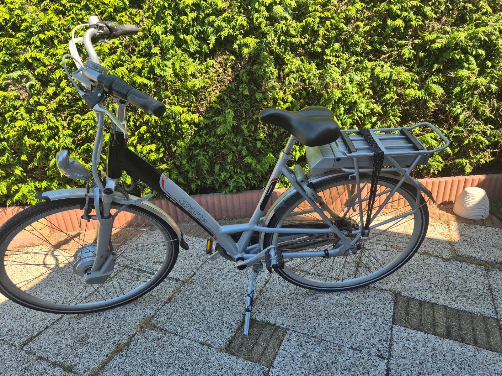 Sparta E-motion C1 elektrische fiets - Zilver/Zwart, Ophalen, Sparta, Gebruikt, 51 tot 55 cm