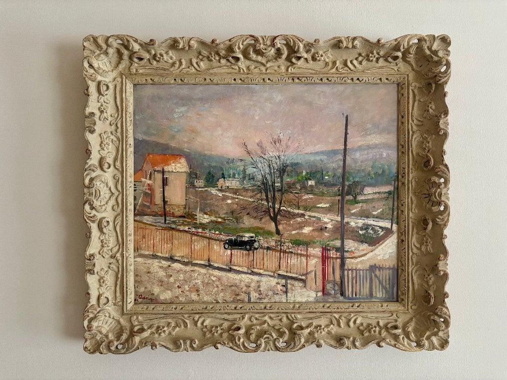 Lucien Adrion, Antiek en Kunst, Maritiem / water, Doek, Impressionistisch, Ophalen of Verzenden