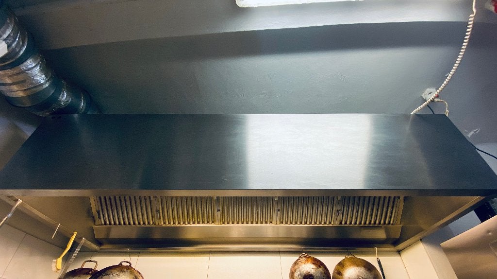 Horeca afzuigkap, Ophalen, Gebruikt, Wandschouwkap