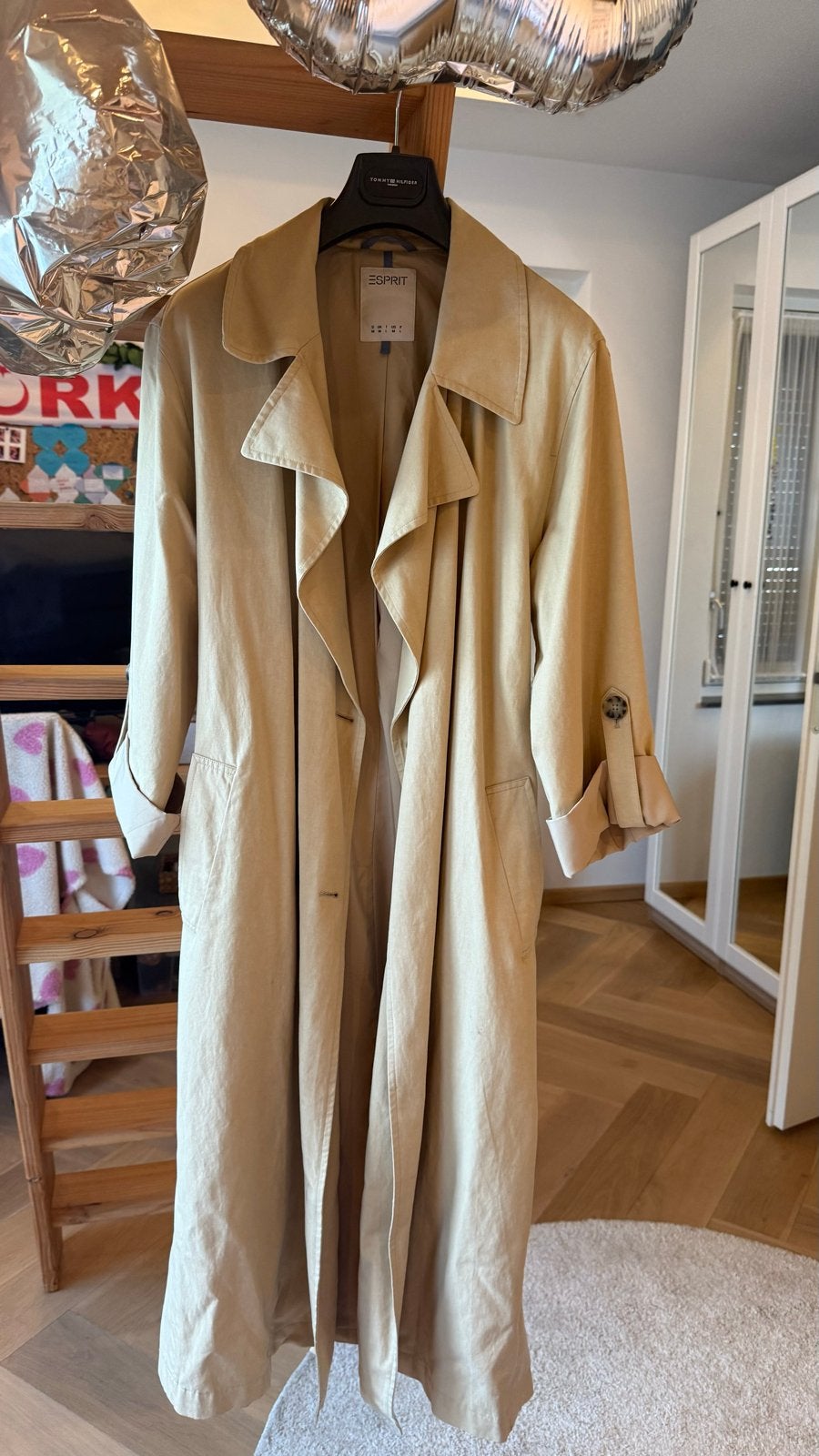 Esprit trenchcoat beige maat M, Kleding | Dames, Jassen | Zomer, Ophalen of Verzenden, Zo goed als nieuw, Maat 38/40 (M), Beige