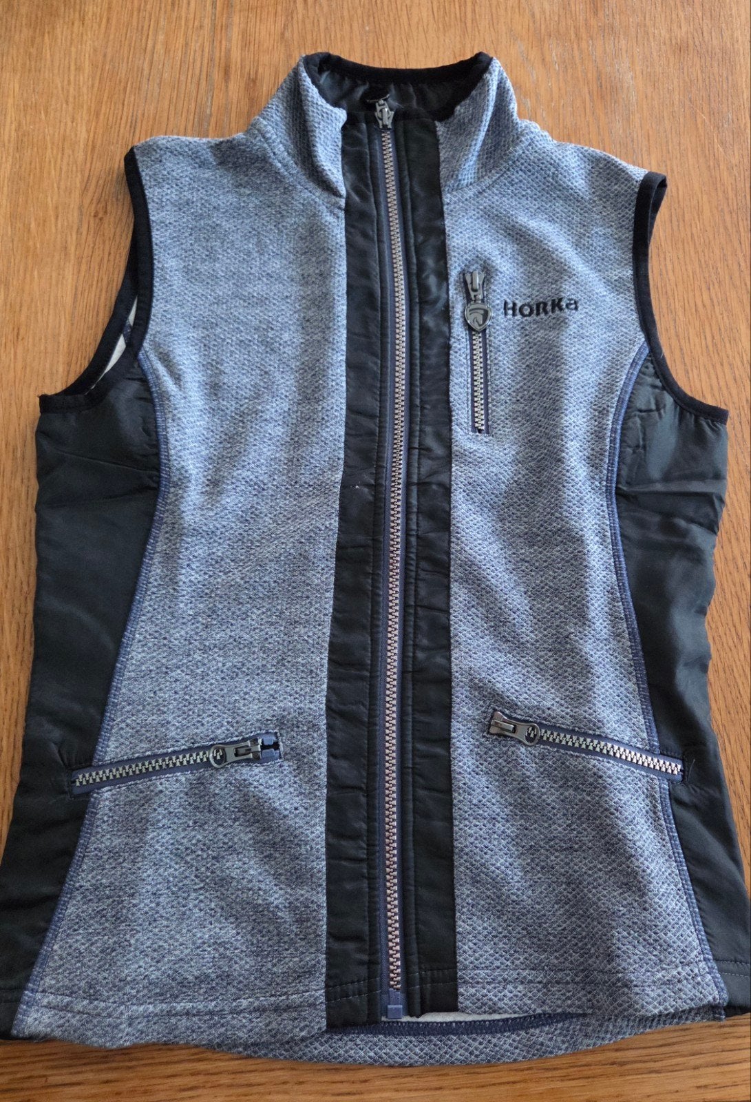 Wedstrijdgilet maat 176 van Horka, grijs, XS, Ophalen of Verzenden, Zo goed als nieuw, Grijs