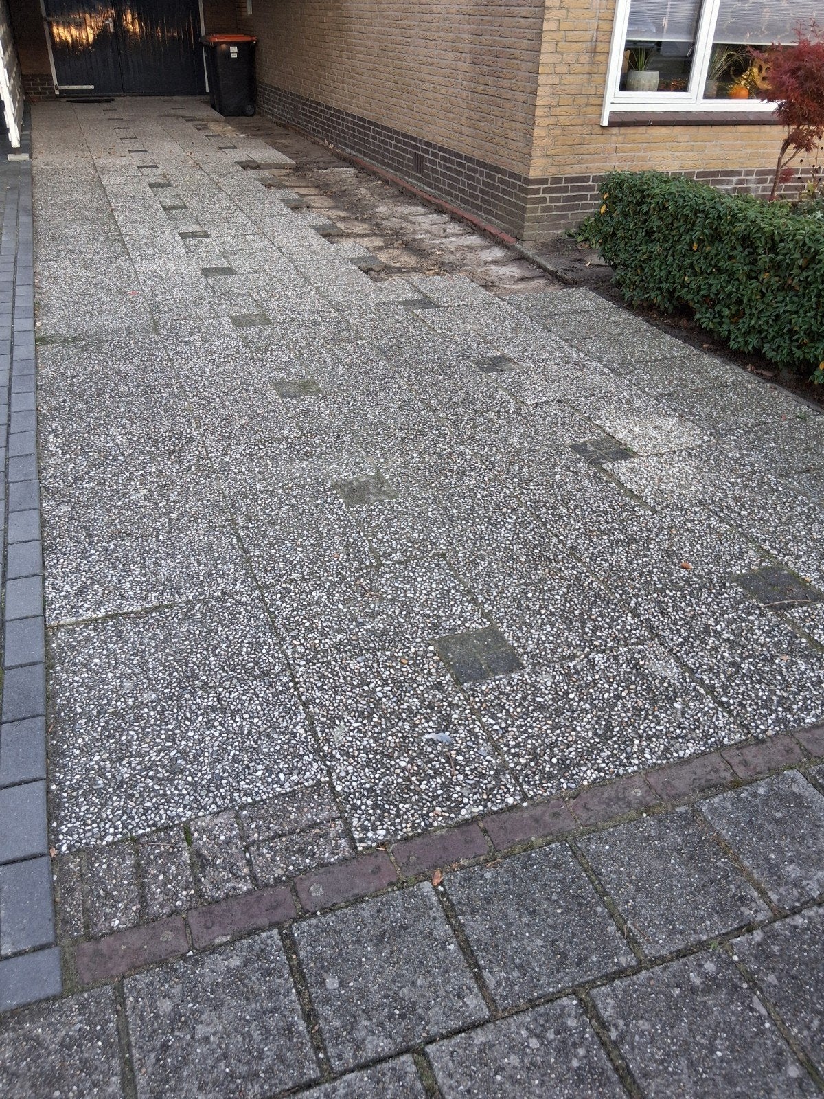 Gratis grindtegels betontegels 60x40, Ophalen, Gebruikt, Beton, Terrastegels