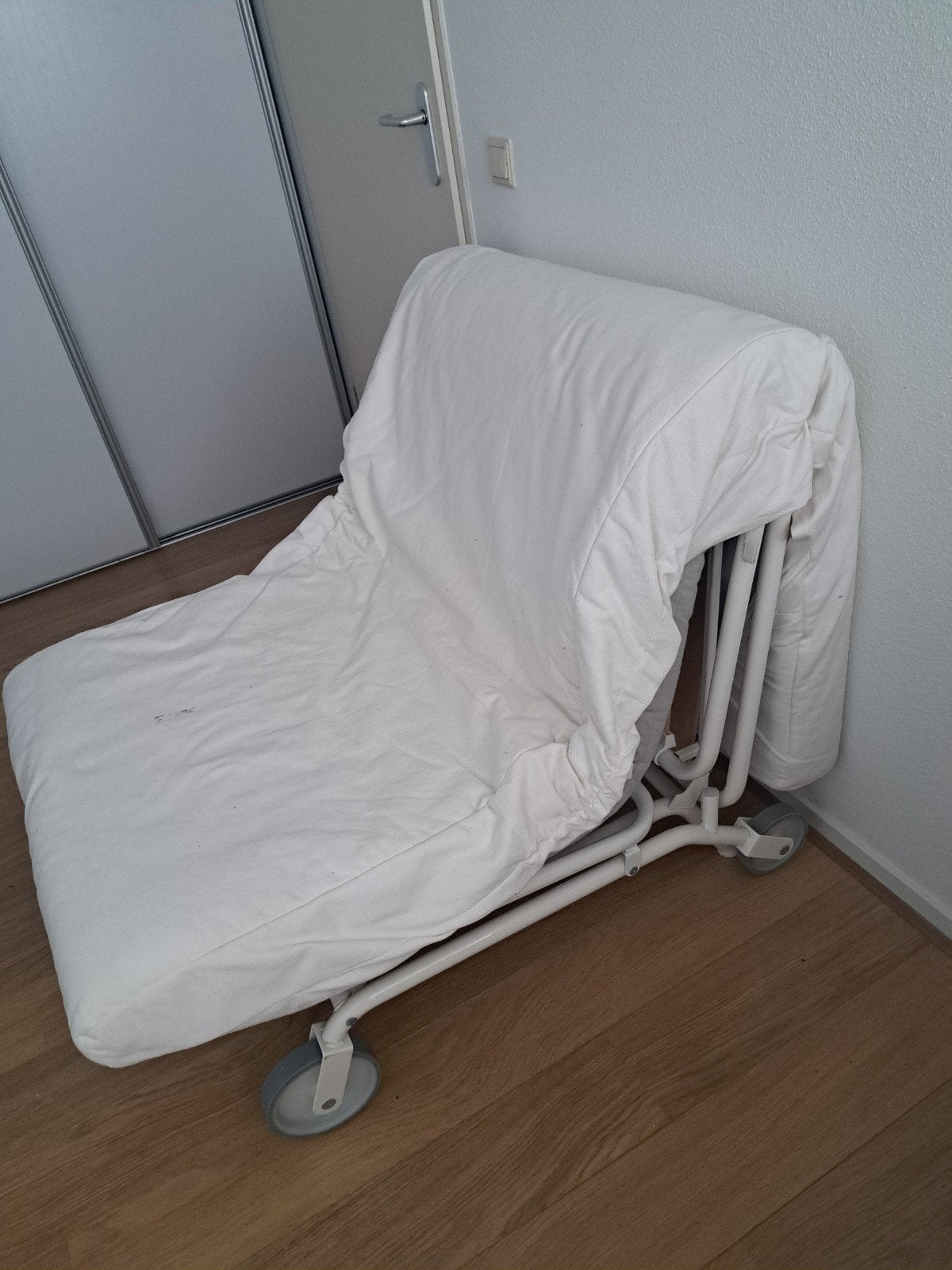 Logeerbed/stoel IKEA, Ophalen, Gebruikt, Eenpersoons, 80 cm
