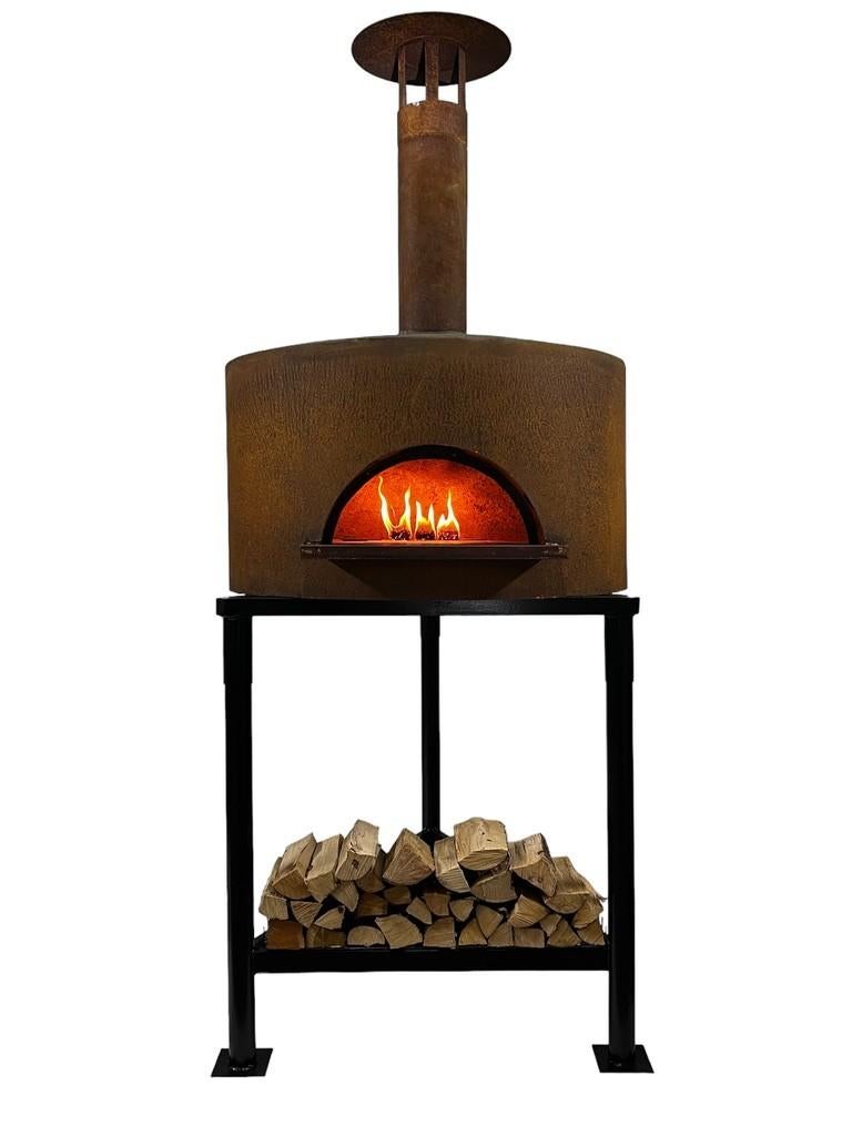 Nieuw: Professionele houtgestookte pizzaoven "Cortenstone", Ophalen, Nieuw, Overige merken