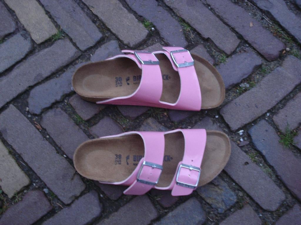 BIRKENSTOCK ARIZONA ROZE NIEUW NU GRATIS VERZENDING PER POST, Slippers, Verzenden, Nieuw, Birkenstock 38