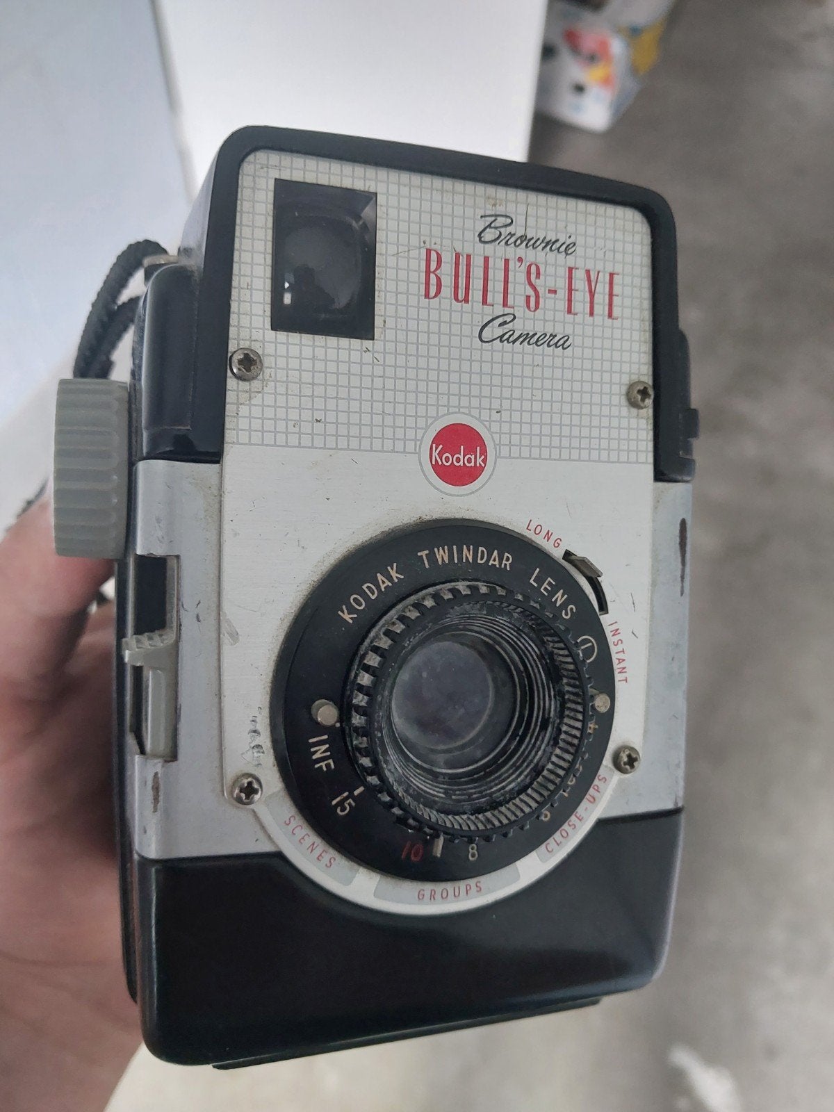 Vintage Kodak Brownie Bull's-Eye Camera, Ophalen of Verzenden, Gebruikt, Compact, Kodak