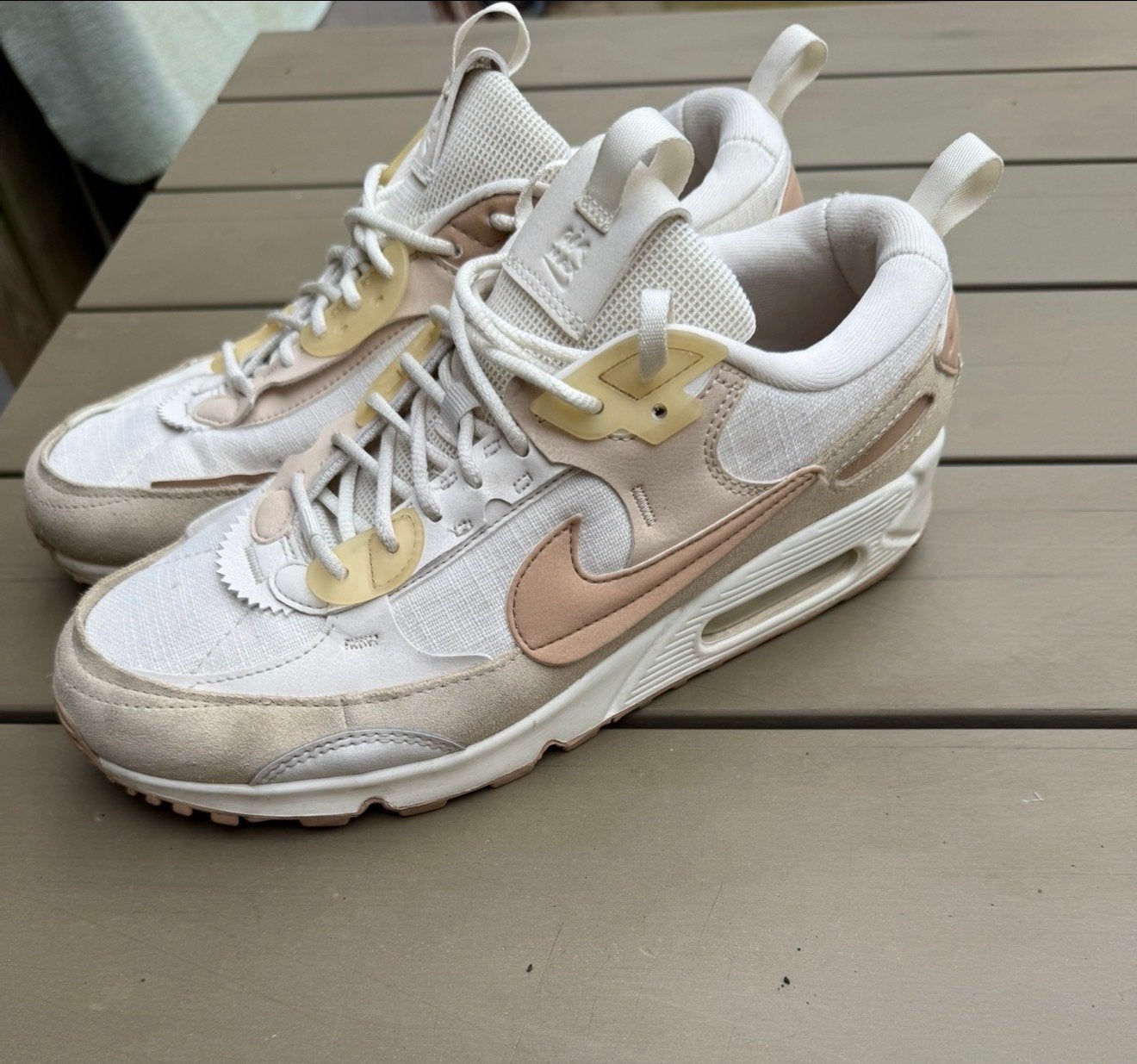 Nike Air Max 90 DV7190-100 Sneakers - Maat 41, Ophalen of Verzenden, Zo goed als nieuw, Overige kleuren, Sneakers of Gympen