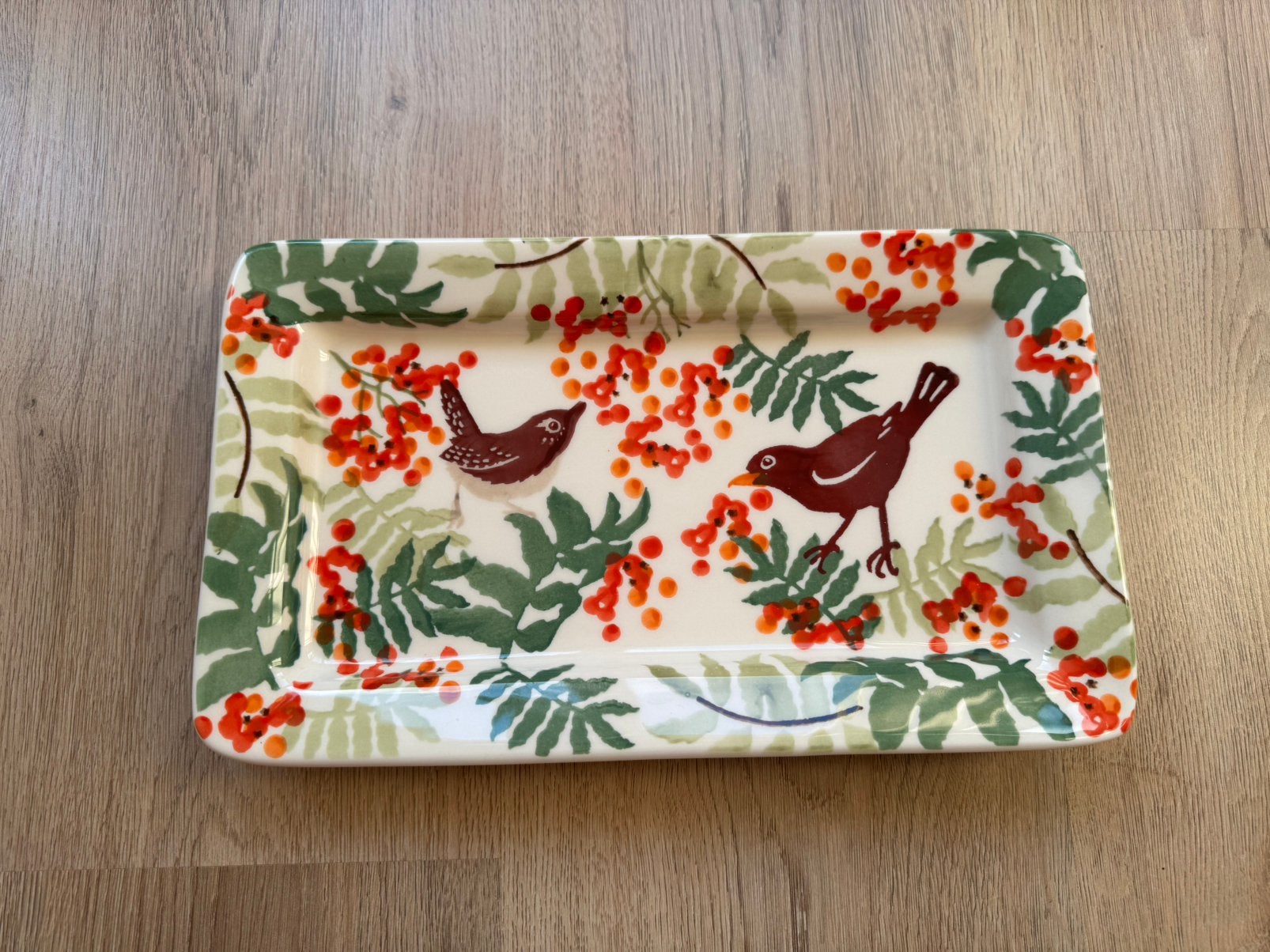 Emma Bridgewater oblong birds berries, Ophalen