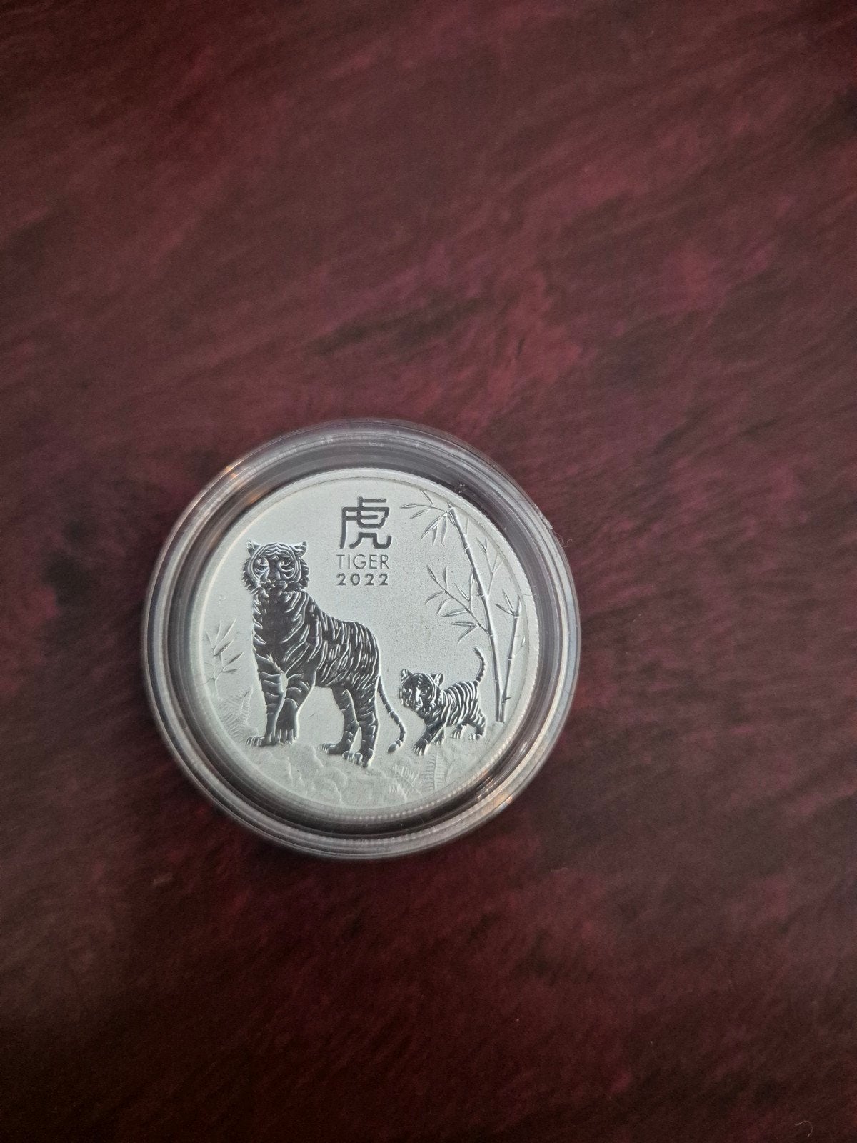 0.999 zilver 0,5 ounce Lunar 3 Year of the Tiger 2022, Ophalen of Verzenden, Zilver
