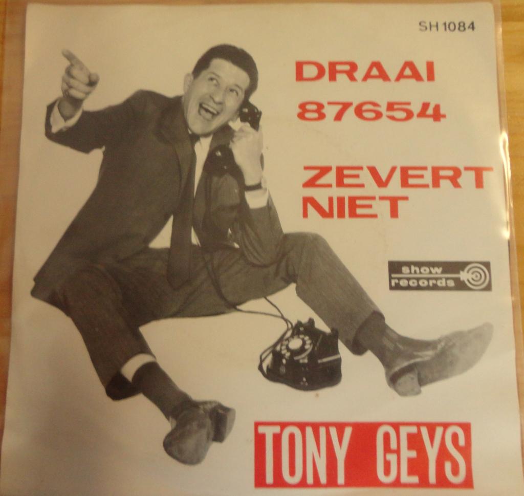 Tony Geys > Draai 87654, Cd's en Dvd's, Vinyl Singles, Ophalen of Verzenden, Gebruikt, Nederlandstalig