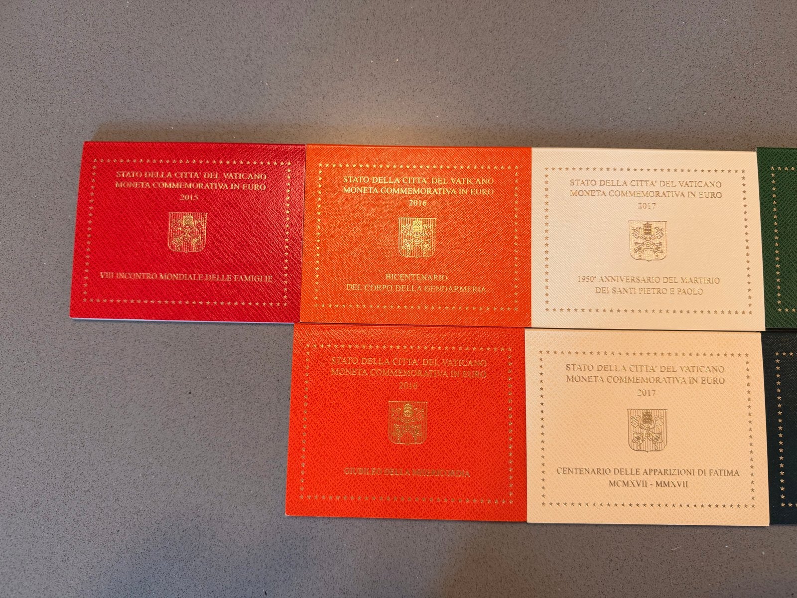 Verzameling Vaticaan 2 Euro (2015 - 2024), Postzegels en Munten, Munten | Europa | Euromunten, Ophalen of Verzenden, Vaticaanstad