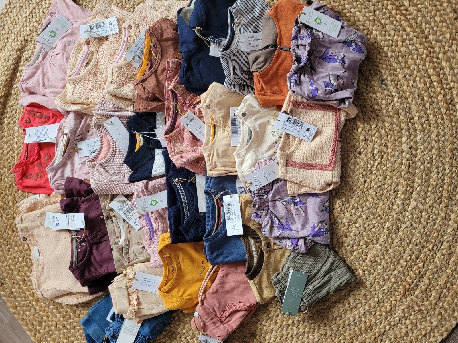 Grote restpartij Noppies babykleding - 71 stuks, Kinderen en Baby's, Ophalen, Nieuw