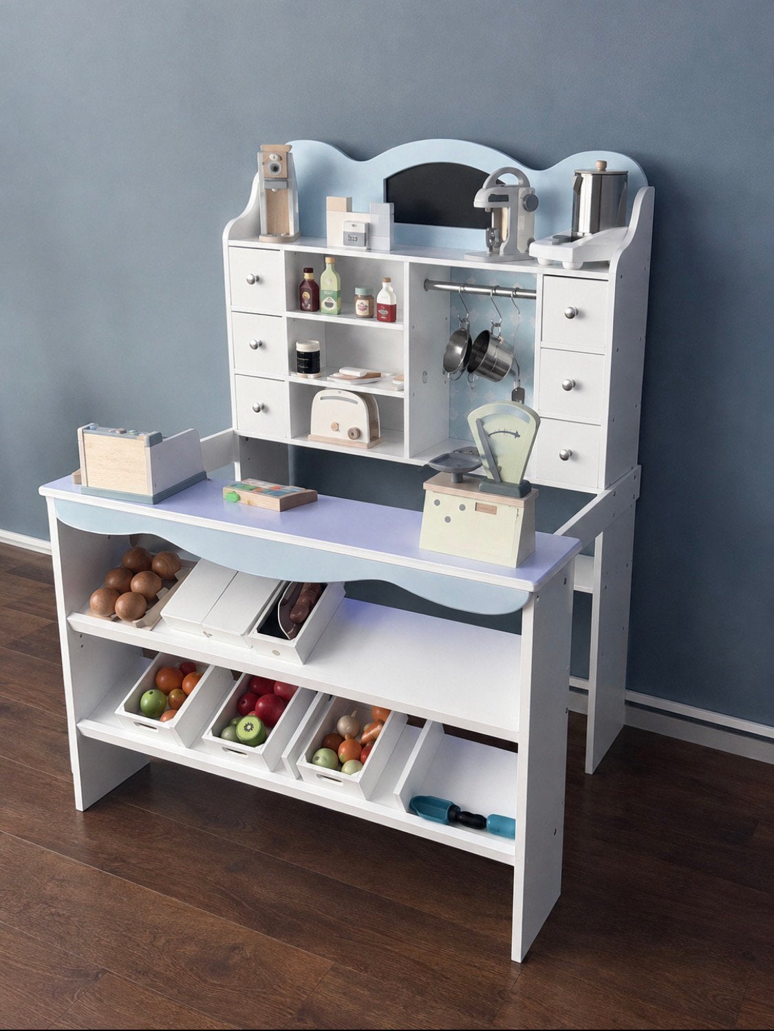 Complete houten speelgoedset werkbank, loopwagens en meer, Kinderen en Baby's, Ophalen, Gebruikt