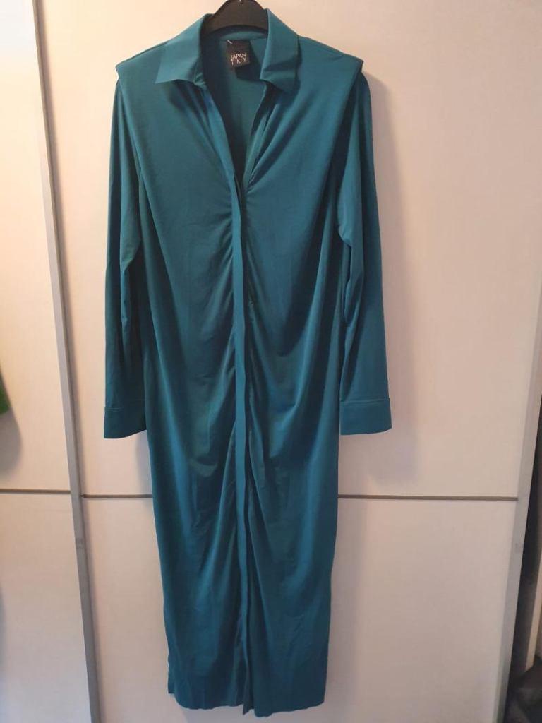 Nieuw! prachtige groene jurk van Travelstof van Japan TKY S!, Verzenden, Japan TKY, Nieuw, Maat 36 (S)