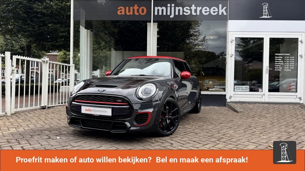 Mini Mini 2.0 John Cooper Works | LED | Sportuitlaatsysteem, Auto's, Mini, Bedrijf, Te koop, John Cooper Works, ABS, Airbags, Airconditioning