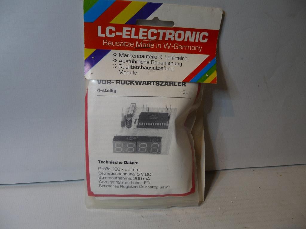LC Electronic Bouwpakket vooruit/achteruit teller. Verz. kan, Ophalen, Nieuw