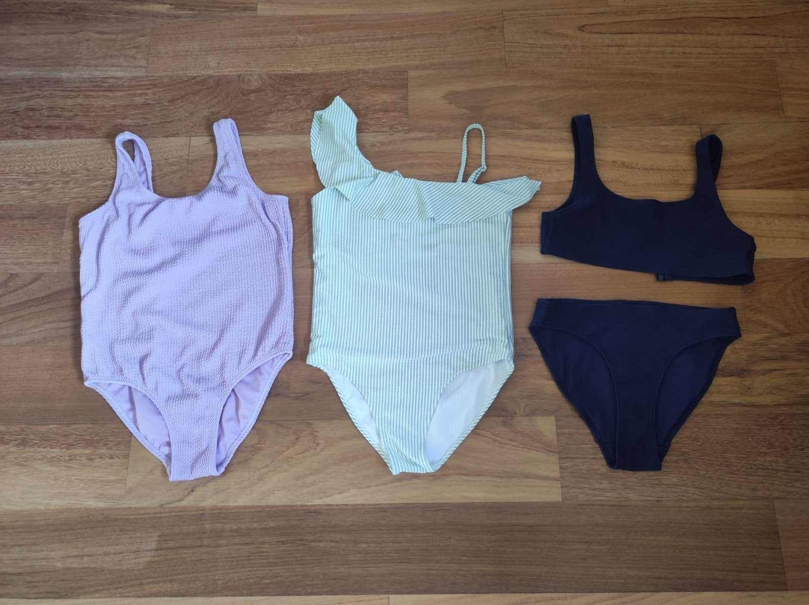 Badpakken en bikini maat 158/164, Gebruikt, Meisje, Badpak, Ophalen of Verzenden