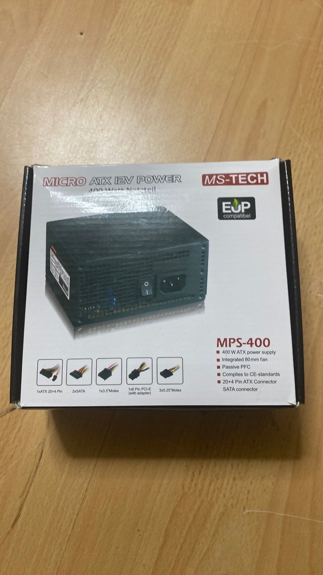 ms-tech micro atx 400w, Ophalen of Verzenden, Nieuw