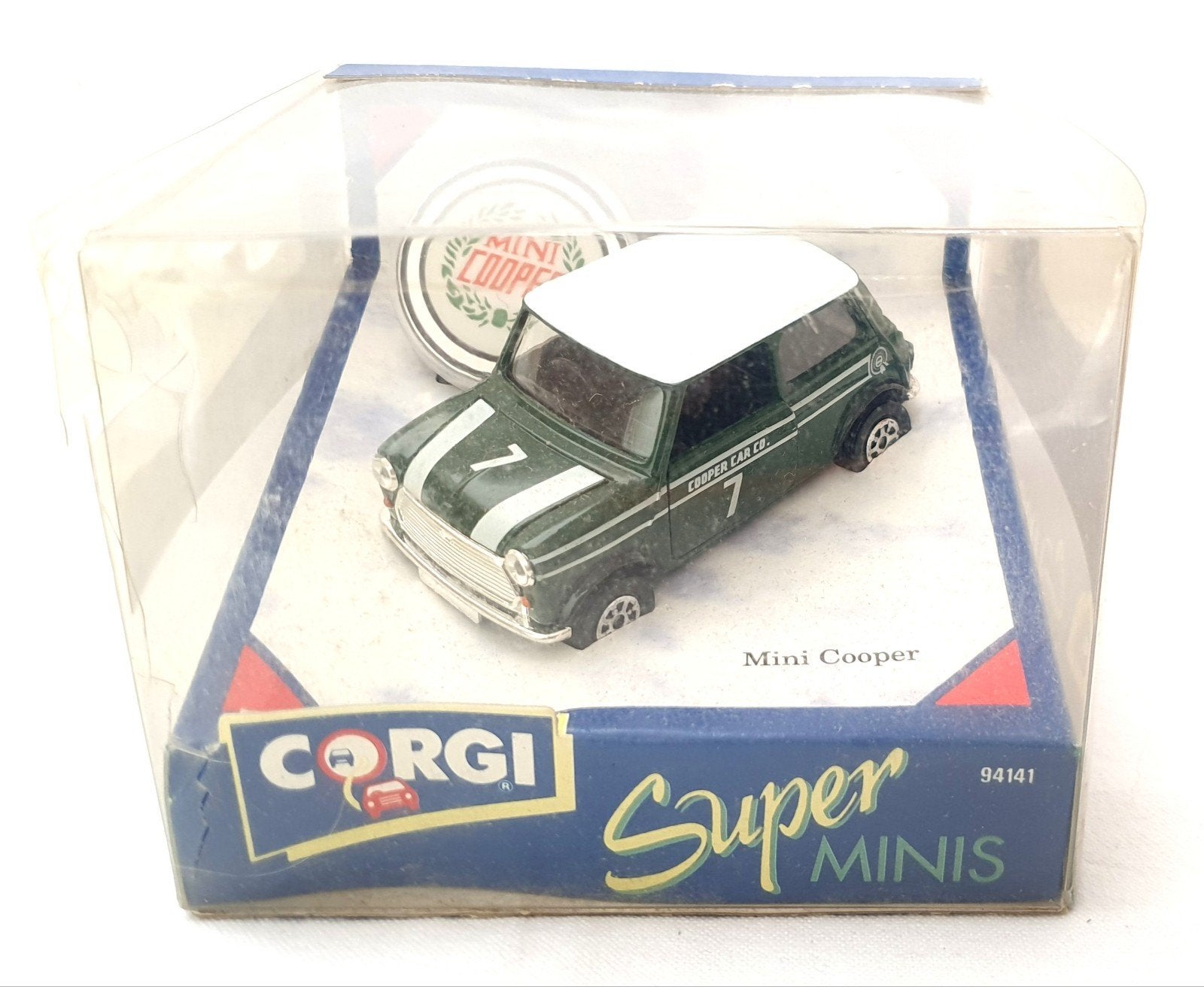 Corgi Toys 1:43 Super Mini's Mini Cooper #7 Model Auto MIB!, Ophalen of Verzenden, Auto, Corgi