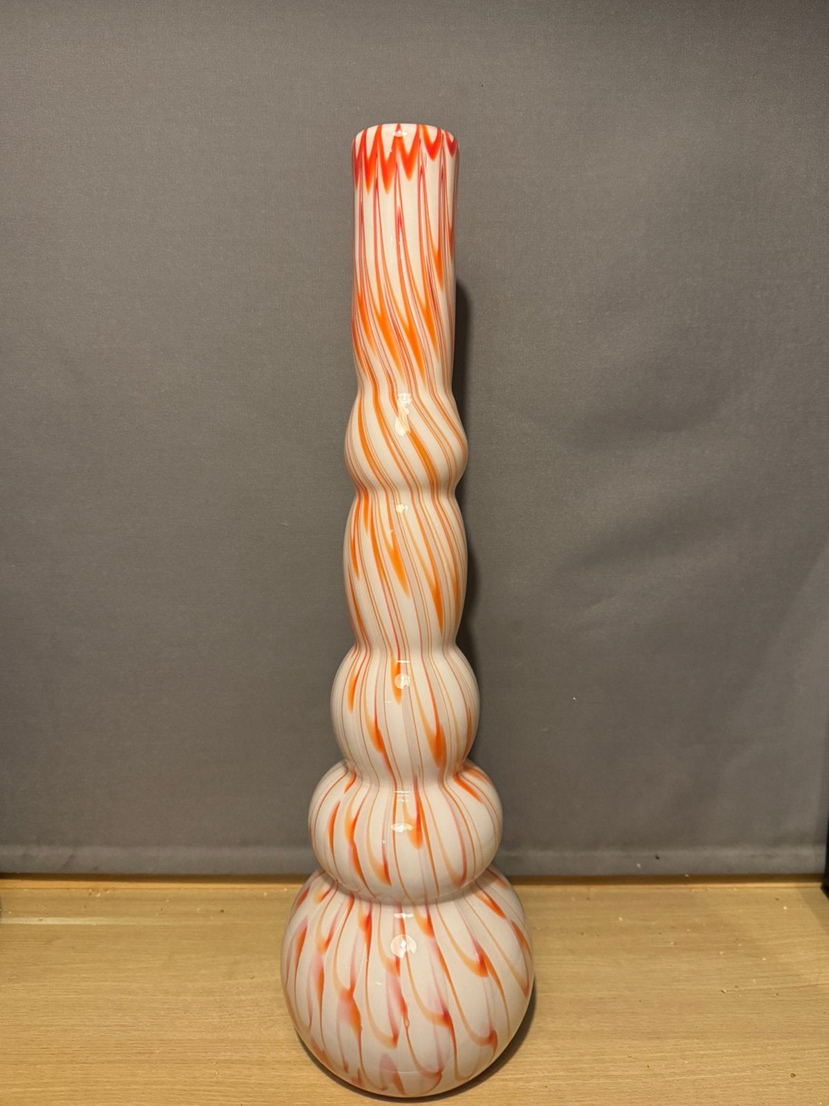 Carlo Moretti vaas  uit de jaren 70, Huis en Inrichting, Woonaccessoires | Vazen, Ophalen, Zo goed als nieuw, Glas, 50 tot 75 cm