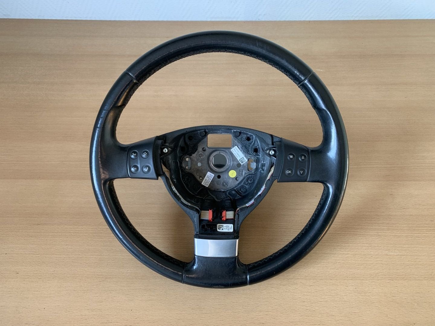 stuurwiel golf V / passat / touran / Eos 2003 tot 2010 Leer, Auto-onderdelen, Gebruikt, -, Volkswagen, -
