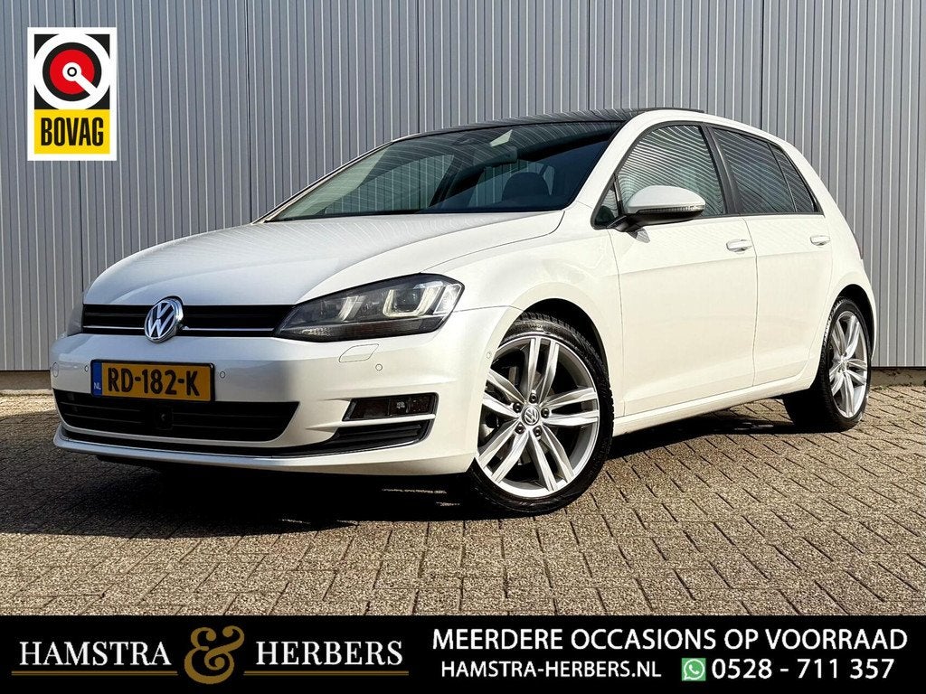 Volkswagen Golf 1.4 TSI ACT Highline wit bomvol!, Automatische klimaatregeling, Gebruikt, Euro 6, 4 cilinders