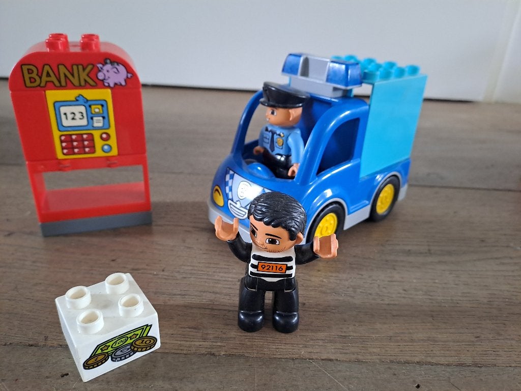 Duplo politie auto, Ophalen, Gebruikt, Overige thema's, Compleet
