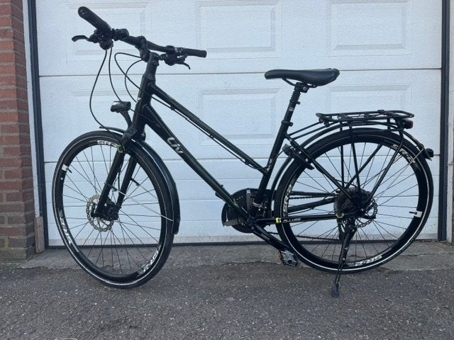 fiets, Schijfrem, 53 tot 56 cm, Gebruikt, (Extra) lage instap