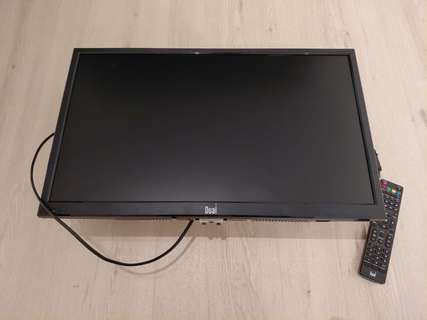 Dual 24 inch LED-tv met ingebouwde DVD-speler, Ophalen of Verzenden, Onbekend, Dual, LED