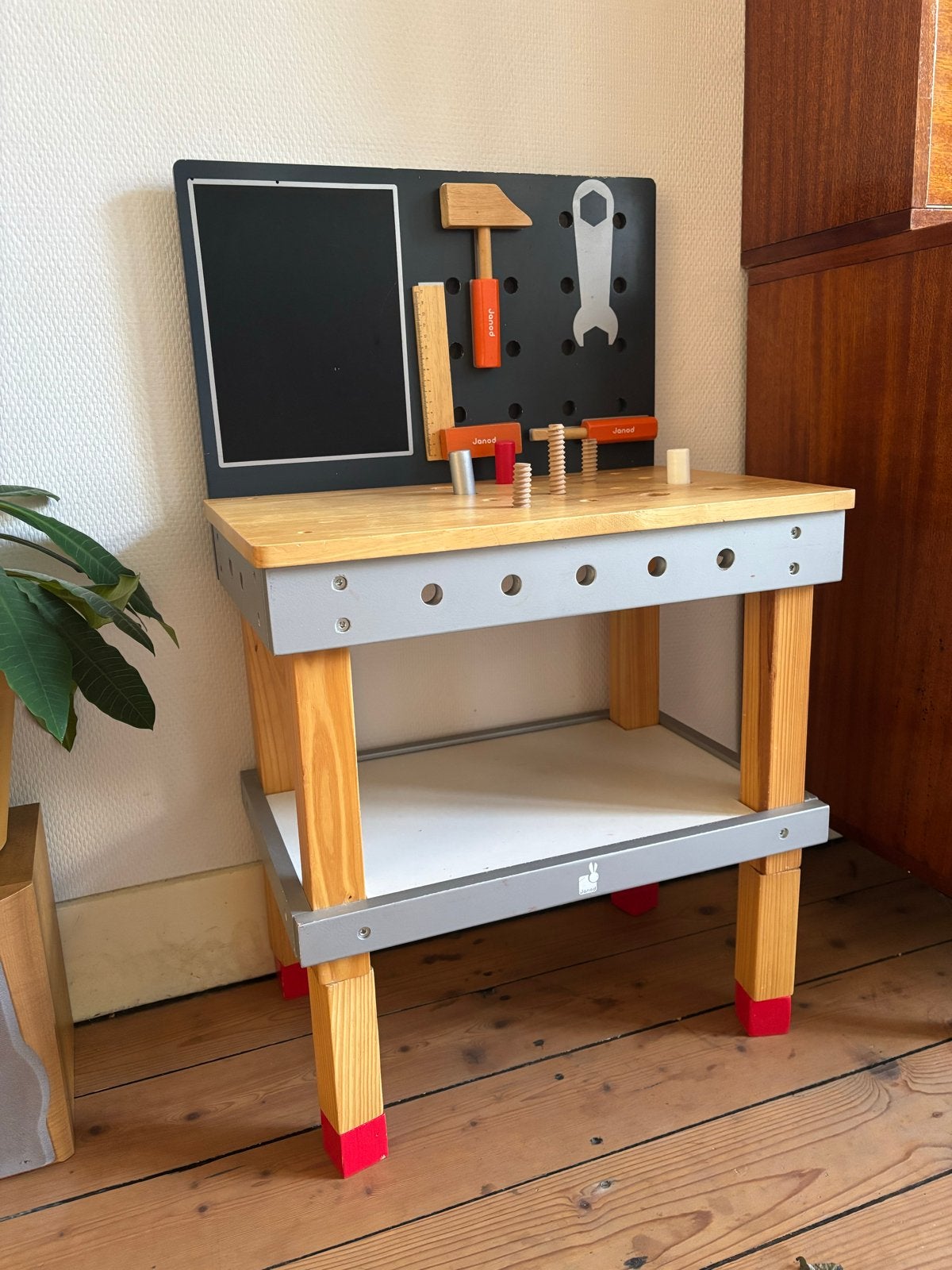 Janod Houten Gereedschapskist, Kinderen en Baby's, Speelgoed | Houten speelgoed, Ophalen of Verzenden, Gebruikt, Overige typen