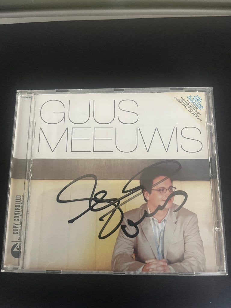 CD GUUS MEEUWIS + 3 Bonustracks Gesigneerd!, Zo goed als nieuw, Gesigneerd, Album, Verzenden