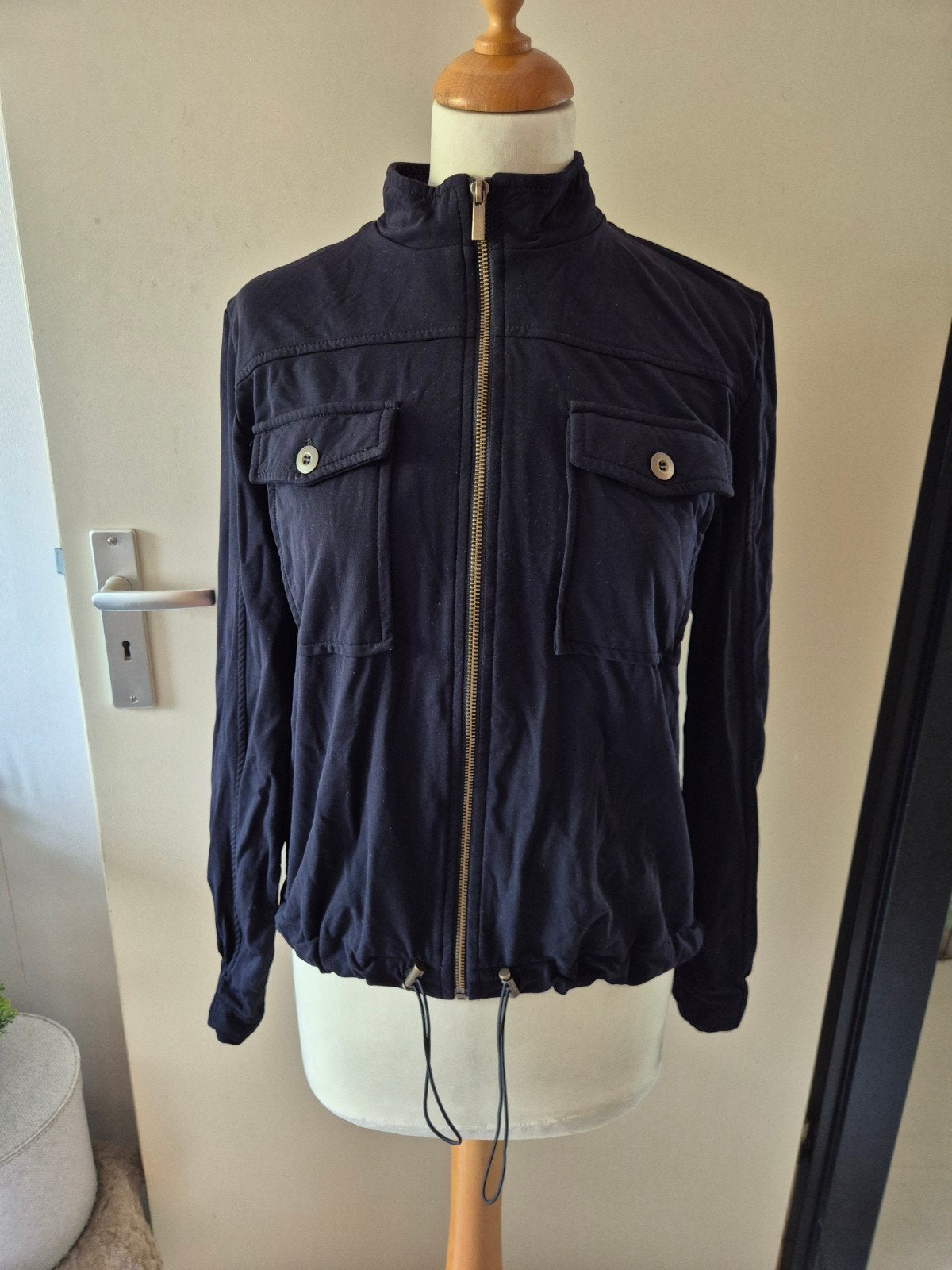 B FEMME Stijlvol stoer zwart Jasje / Vest – Maat M, Ophalen of Verzenden, Zo goed als nieuw, Maat 38/40 (M), Zwart