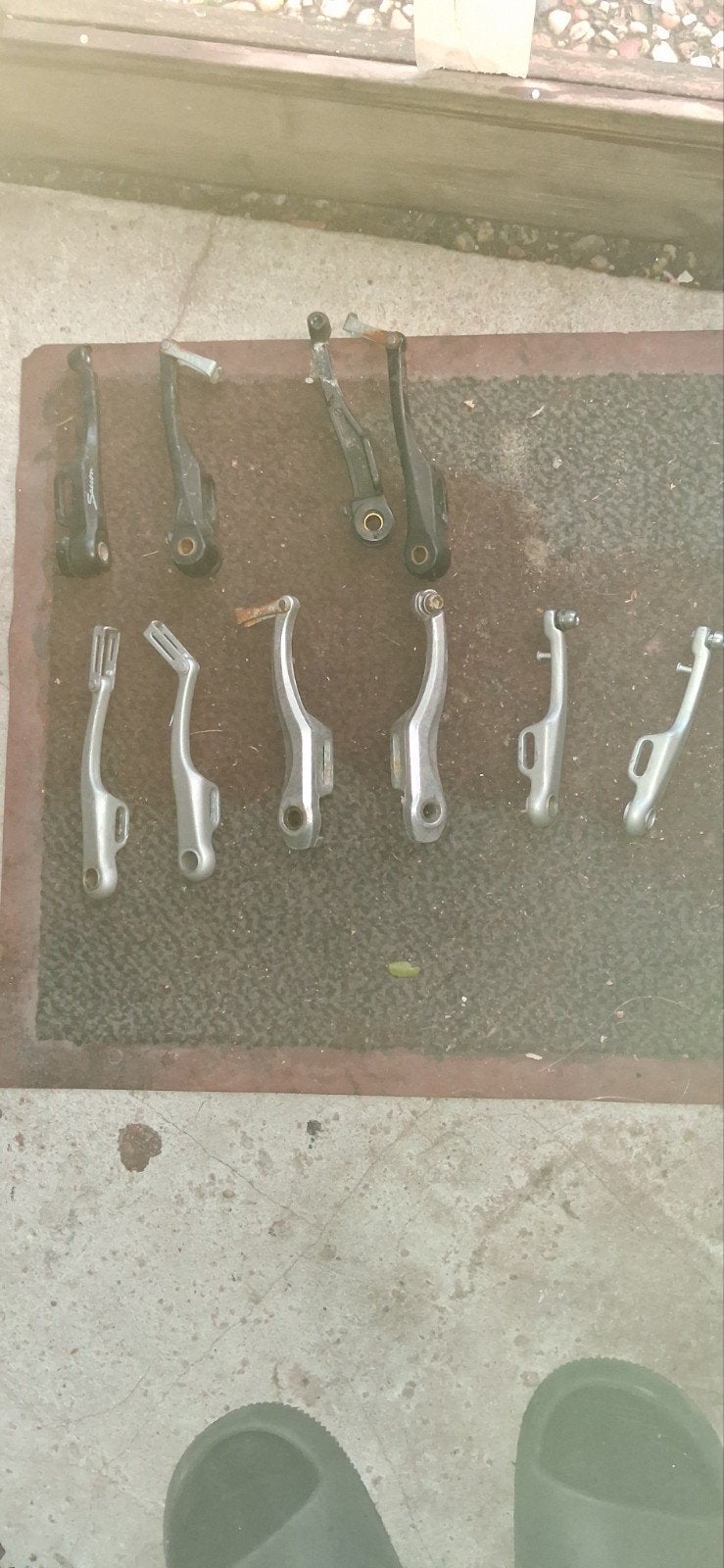 Diverse fiets onderdelen: velg, remmen, cassette, etc., Mountainbike, Gebruikt, Tektro, Shimano en diverse, Overige typen