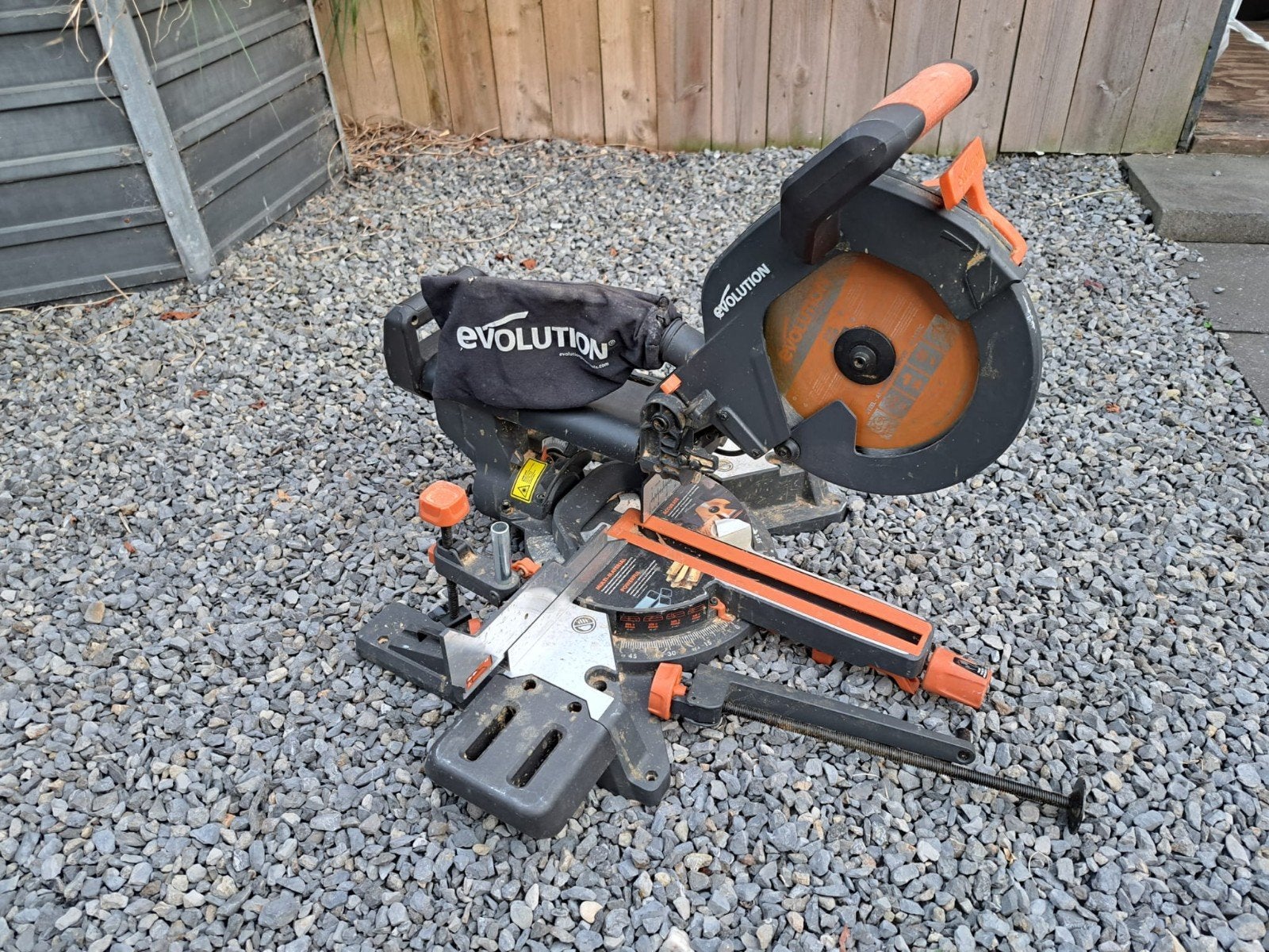 Evolution Afkortzaag R255SMS+ - Zo goed als nieuw, Ophalen, Evolution, 70 mm of meer, Zo goed als nieuw
