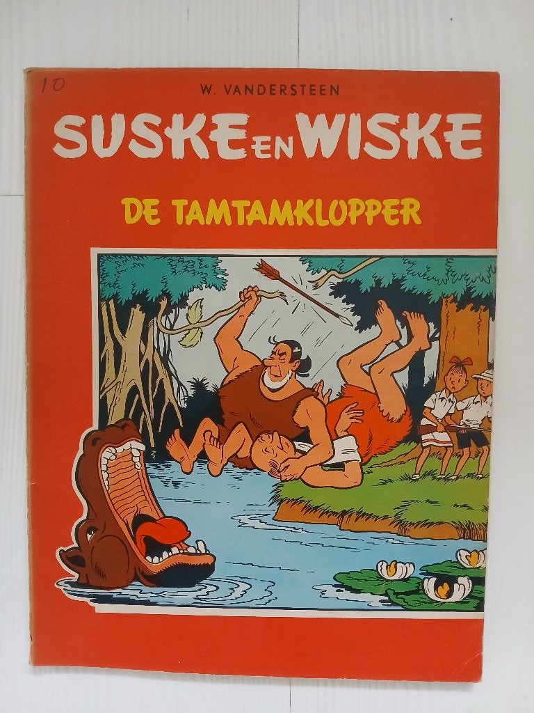 Suske en Wiske 1e druk, Gelezen, Willy van der Steen., Eén stripboek, Ophalen of Verzenden