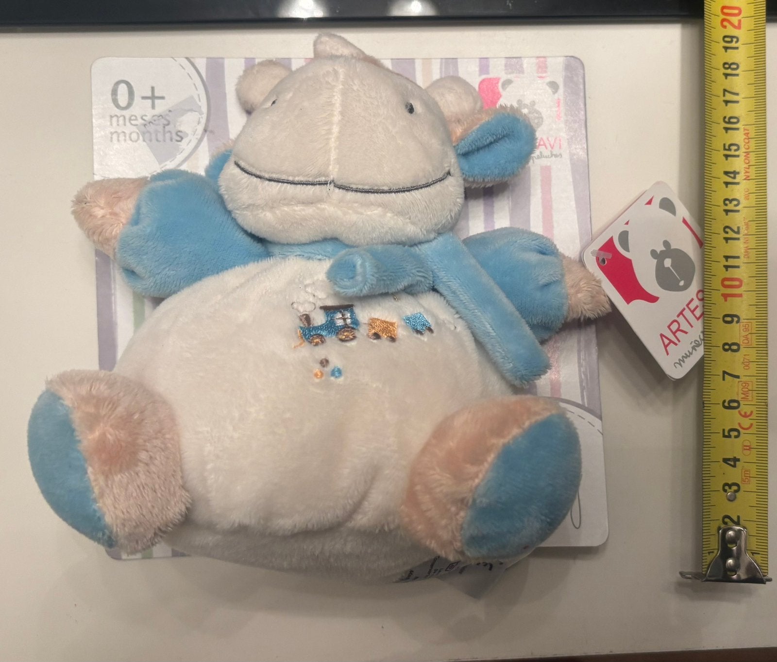 New: Kalfje koe pluchen knuffel met rammelaar Gloednieuw, Overige merken, Overige karakters, Nieuw, Ophalen of Verzenden