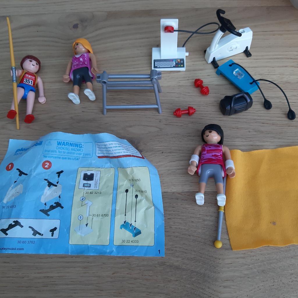 Playmobil 5578 Fitnessruimte met extra's, Ophalen of Verzenden, Zo goed als nieuw