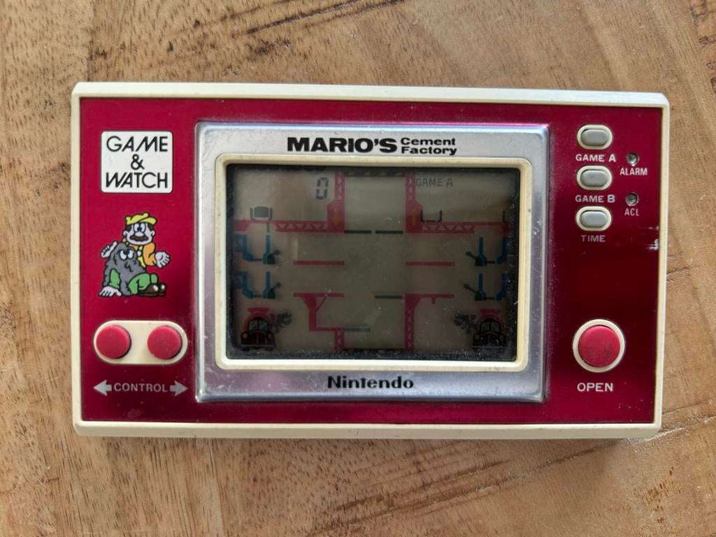 Nintendo Game & Watch Mario's Cement Factory, Spelcomputers en Games, Spelcomputers | Nintendo Game Boy, Ophalen of Verzenden