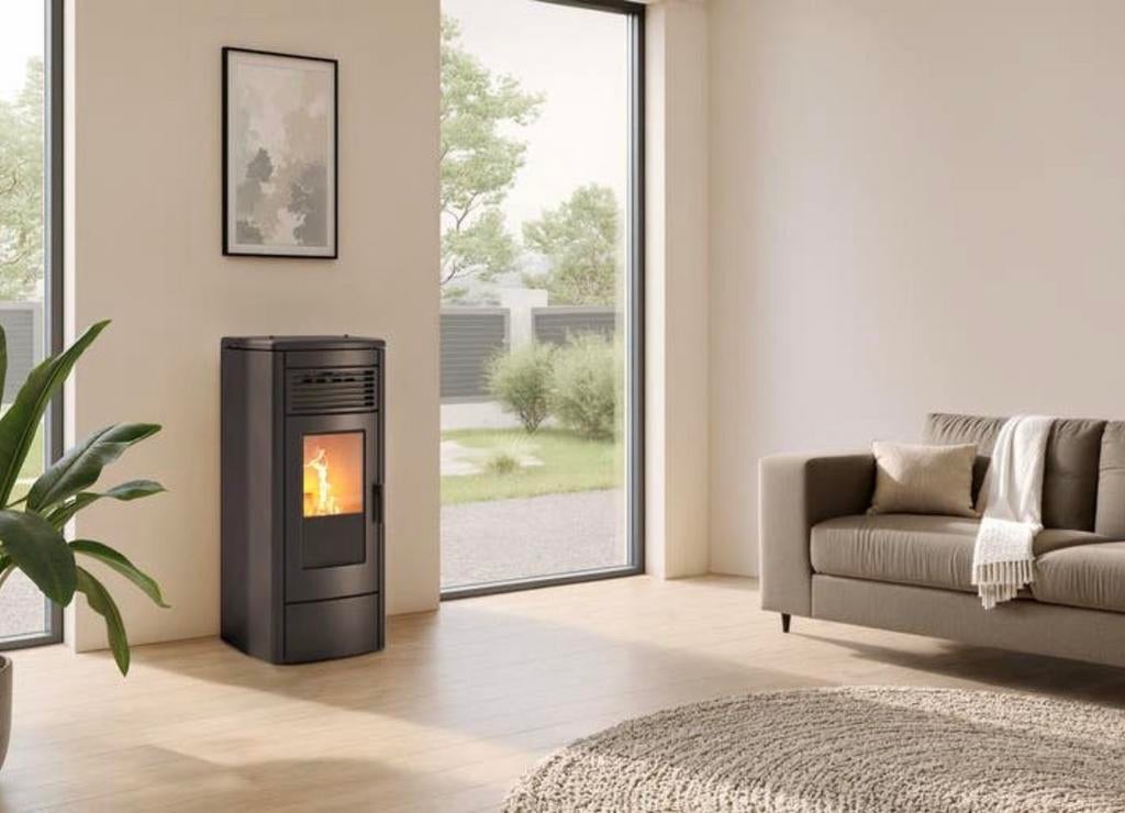 Nordicfire HRV CV pelletkachel, Huis en Inrichting, Ophalen, Gebruikt, Overige brandstoffen, Pelletkachel