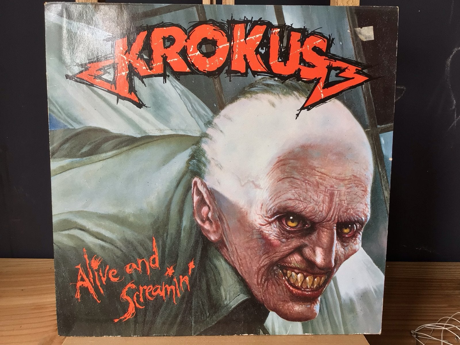Krokus - Alive and Screamin, LP, Gebruikt, Hard Rock, Ophalen of Verzenden