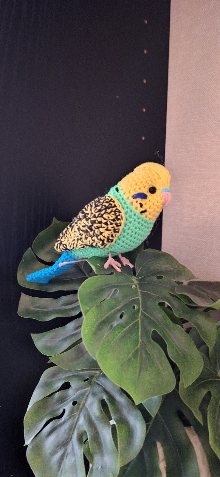 decoratie Grasparkiet parkiet vogel, Ophalen of Verzenden, Nieuw